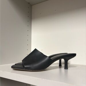 H&M Black Open-Toe Heels